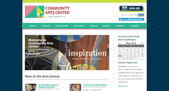 Desktop Screenshot of communityartscenter.org