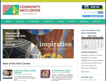 Tablet Screenshot of communityartscenter.org